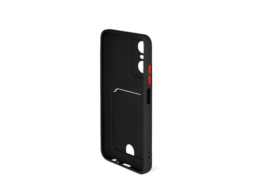 Чехол DF для Tecno Pop 6 Pro tCardCase-02 (black)